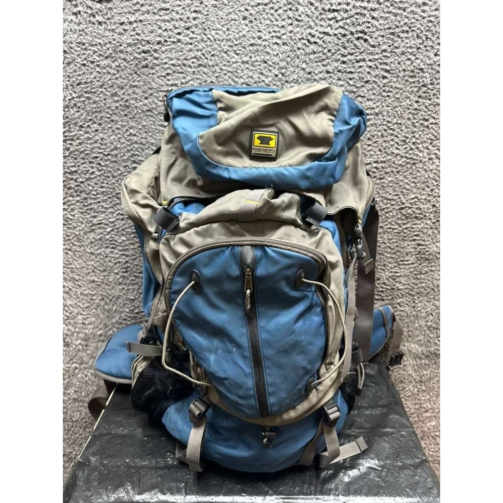 Mountainsmith Maverick‎ Waterproof Travel Hiking Camping Backpack Blue Grey